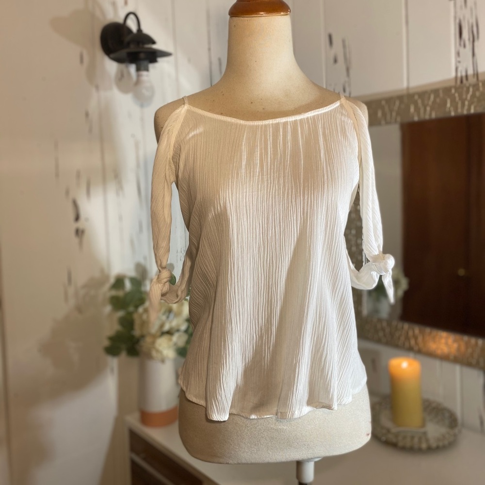 off the shoulder white top from forever 21!